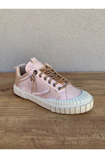 Beety Paraşüt Kumaş,Bağcığı Taşlı Günlük Ayakkabı