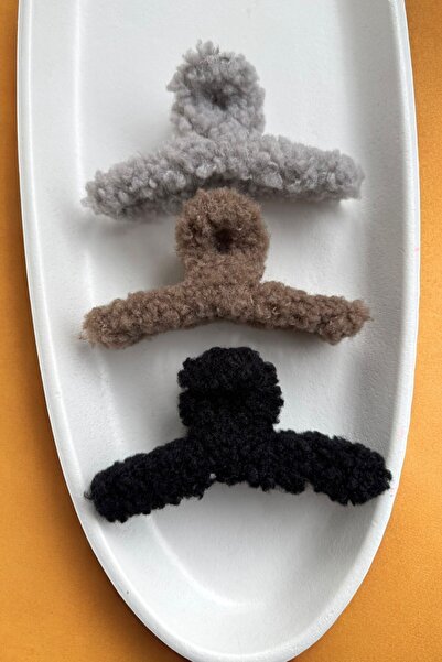 MUTENA Cataramă elegantă de pluș de iarnă - Set de 3, 3 bucăți