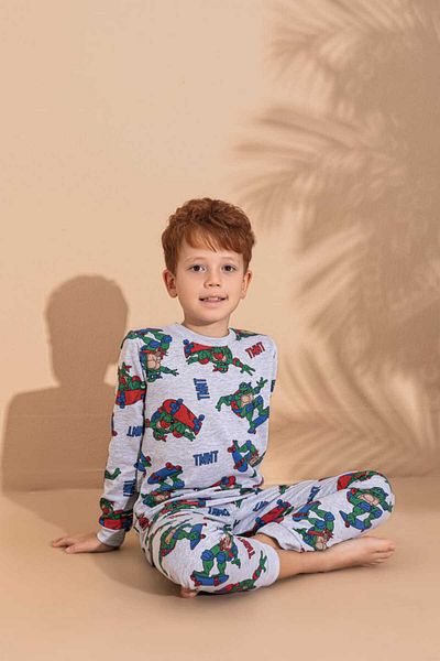 LİLA İÇ GİYİM Boy Two? String Ribbed Pajama Set