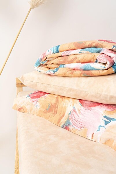 Soley | Rose | %100 Pamuk Tek Kişilik Nevresim Takımı