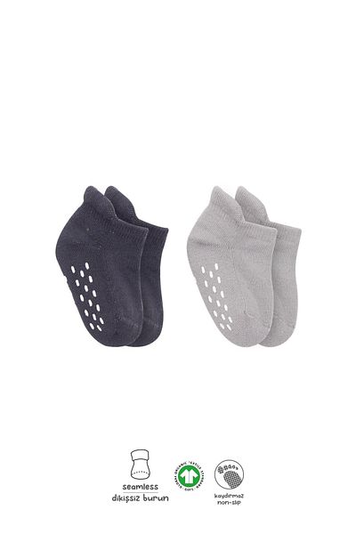 Bistyle 2-piece Organic Baby and Kids Base - Non-slip Towel Sneakers