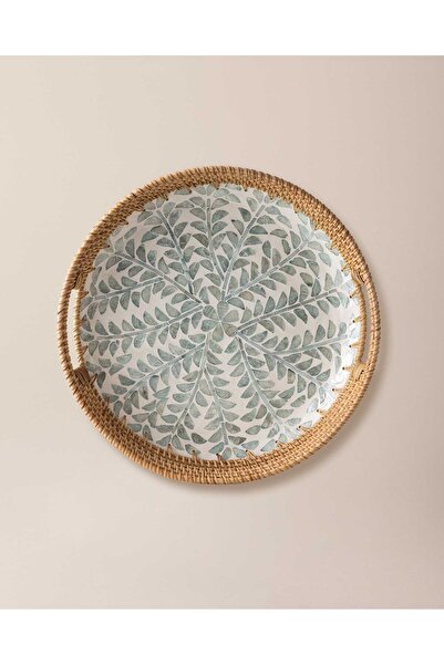 Madame Coco صينية مستديرة بيلدا زرقاء