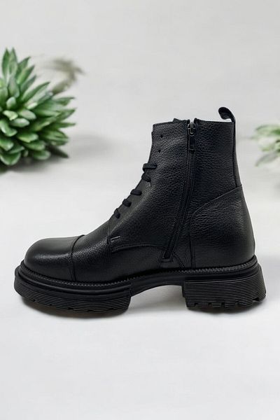 VEYİS USTA Sail Laker's 056 010201   Black Genuine Leather Casual Men's Daily Boots
