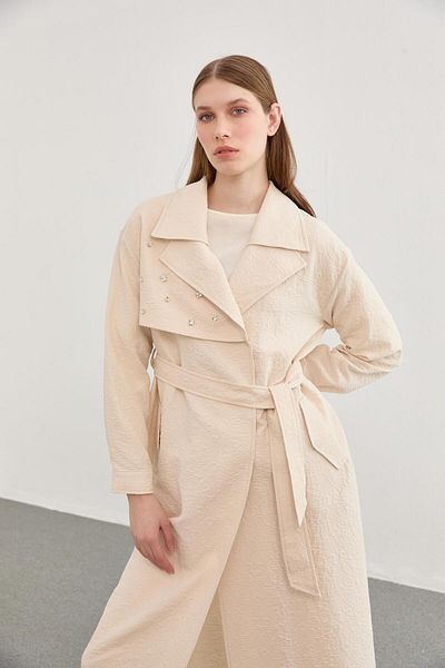 Zühre Λεπτομέρεια αξεσουάρ Beige Wear Out 13489