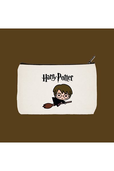 designedfy Αδιάβροχη υφασμάτινη τσάντα μακιγιάζ Harry Potter, θήκη για στυλό, πορτοφόλι