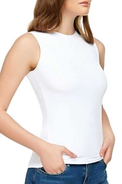 Uniquetrenders Women's Zero Sleeve Crew Neck Cotton Tank Top