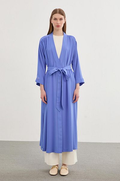 Zühre Μπλε Giy Çık με λεπτομέρεια Cummerbund GC-0186