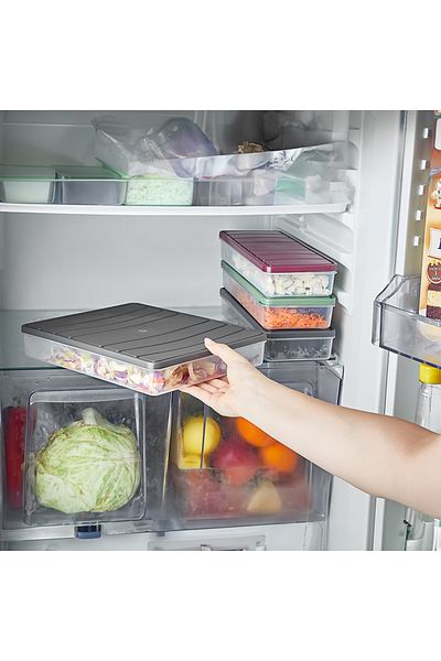 SELKA HOME مجموعة تخزين نورا سعة 1.2 لتر مكونة من 8 قطع