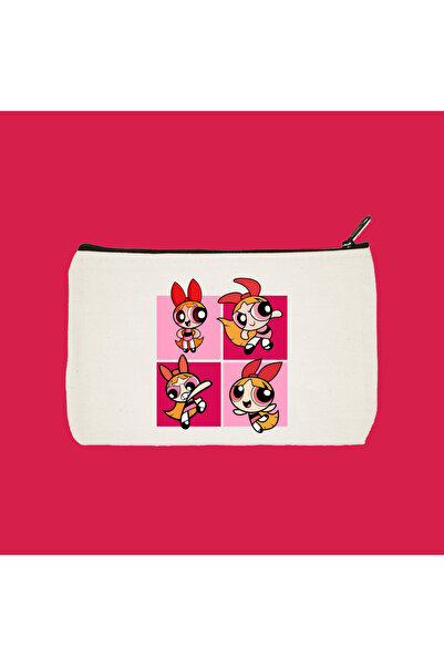 designedfy Водоустойчива чантичка за грим, калъф за моливи и портфейл от плат с щампа Blossom