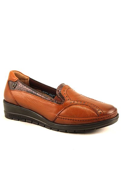 Forelli Γυναικεία Δερμάτινα Παπούτσια MIMOZA-H Comfort Tan