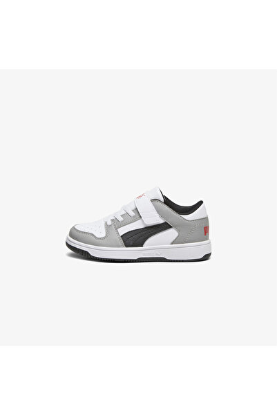 Puma Pm Rebound Layup Lo Sl Çocuk Gri Spor Ayakkabı