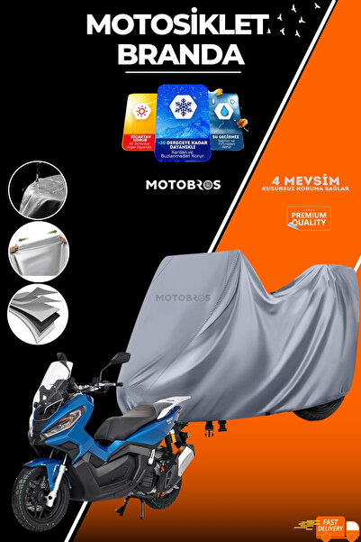 Motobros مشمع دراجة نارية - متوافق مع Kanuni Seha، قماش سميك