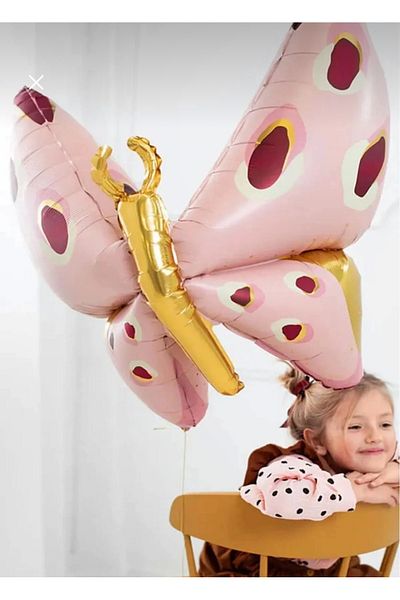 Çemrek Süs Parti Large Butterfly Foil Balloon Wearable Butterfly Wing 125 cm