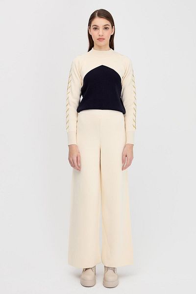 accort Beli Lastikli Triko Pantolon