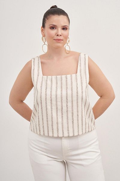 MYLİNE Minge cu guler pătrat căptușit