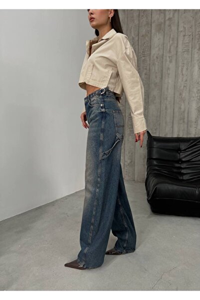 Borceelle Casual Cool Wide Leg Jean Ballon Fit Carpter