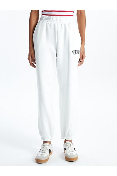 LC Waikiki Γυναικεία φούτερ Jogger με στάμπα XSIDE με ελαστική μέση