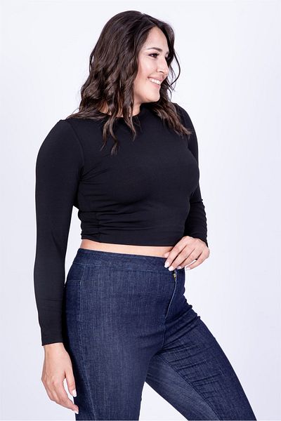 MYLİNE Crop Top - Μπλουζάκι με κοντό μανίκι