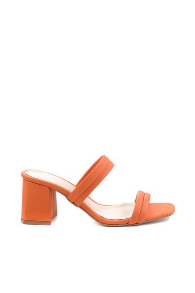 Bambi Orange Nubuck Women's Slippers - K04503560471