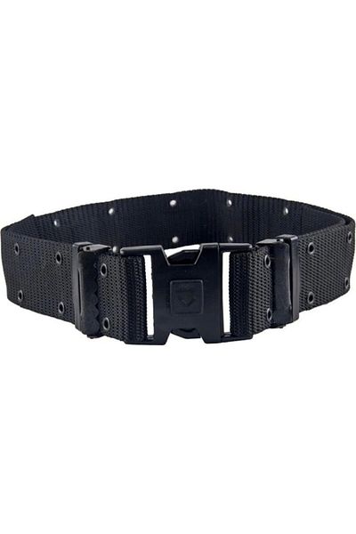 istikamet Μαύρη διάτρητη πλεκτή Bandolier Jöak Police Στρατιωτική ζώνη