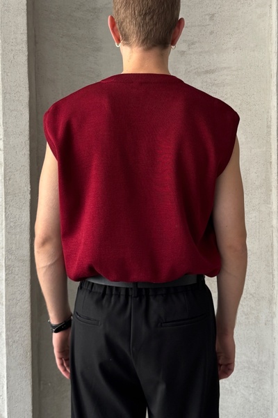 HYMAN Erkek V Yaka Oversize Süveter