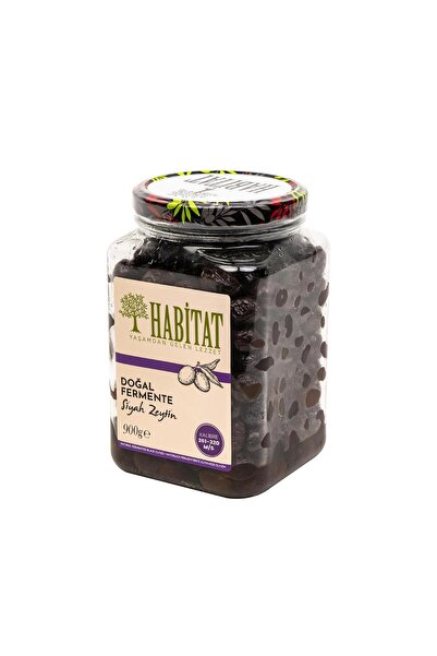 Habitat Gemlik Tipi Siyah Sele Zeytin (261-320 Kb.) 900 Gr.