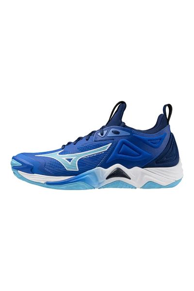 MIZUNO حذاء كرة الطائرة Wave Momentum 3 باللون الأزرق للجنسين