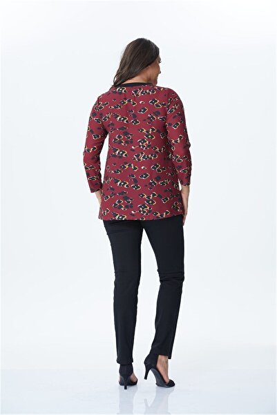 MYLİNE V Yaka Ribanalı Bluz