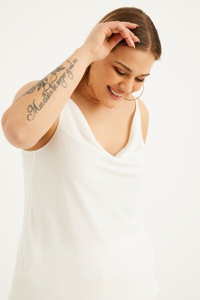 MYLİNE Bluză cu guler înclinat căptușit