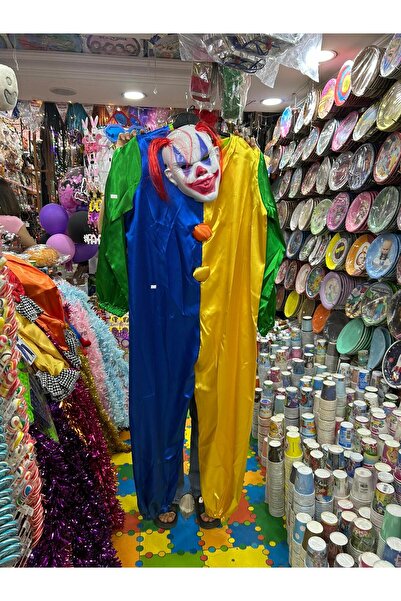 Orca Halloween Palyaço  Parti Kostümü