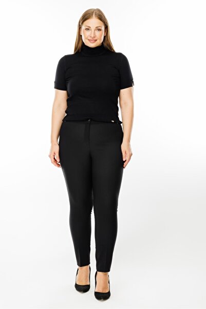 Moda İlgi Modailgi Boru Paça Pantolon Siyah