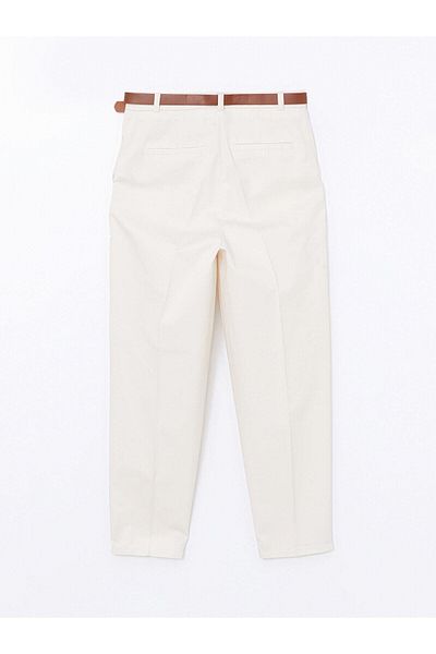 LC Waikiki LCW Vision Women's Belted Carrot Cut Trousers