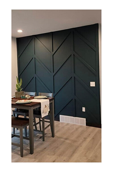 WoodArtDesign Iskandinav Duvar Çıtası 5 Adet 100 Cm X 4 Cm Dekoratif Duvar Çı...