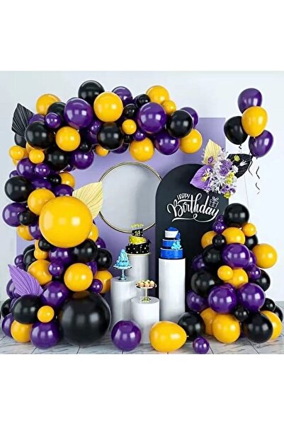 DÜVENCİ TİCARET ΚΙΤΡΙΝΟ ΜΩΒ ΜΑΥΡΟ ΜΙΚΤΟ ΜΕΙΓΜΑ ΑΛΥΣΙΔΑΣ ΜΠΑΛΟΝΙΩΝ