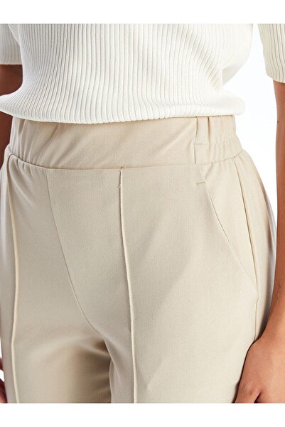 LC Waikiki LCWAIKIKI Classic Beli Lastikli Kadın Pantolon