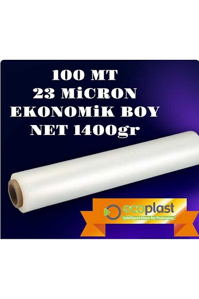 ECOPLAST 50 cm 1400 g Transparent Stretch Film Palette - Shopping Stretcher Net kg Love