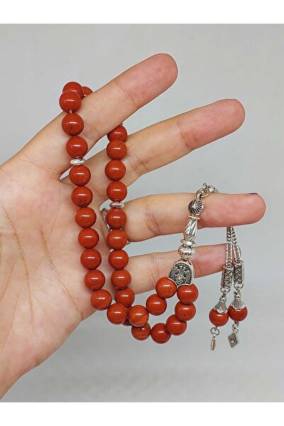 Yasamtohumu Mărgele de rugăciune din piatră de jasp 33 bucăți 8 mm (22455)