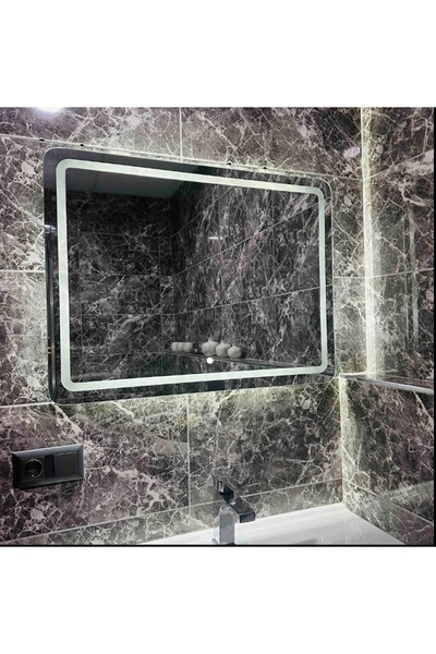 Paşabahçe 70*60  DOKUNMATİK BEYAZ LEDLİ MAKYAJ AYNASI