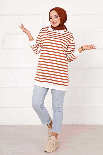 EBRUTESETTÜR STRIPED SWEAT