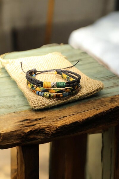 DEHNA ميلودي الخريف - سوار متعدد الخرز