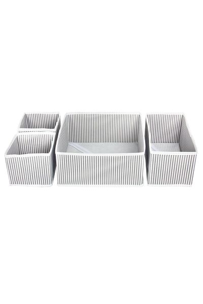 Ethab Ticaret 4 Drawer Organizer - Gray (4457)