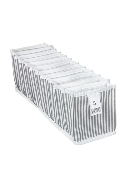 Ethab Ticaret 8 Compartment Accordion Organizer S - Gray (4457)