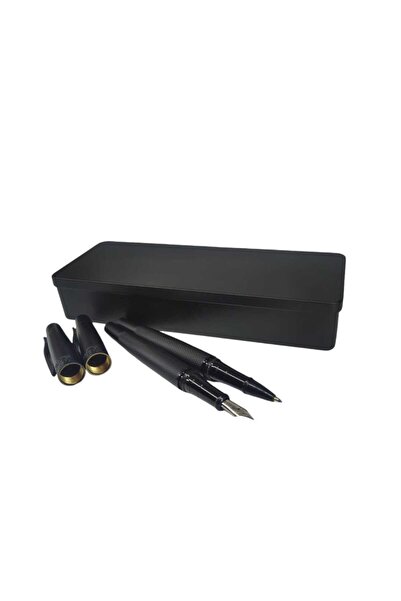 Home Metal Kutu Dolma Kalem Ve Roller Kalem Isme Özel