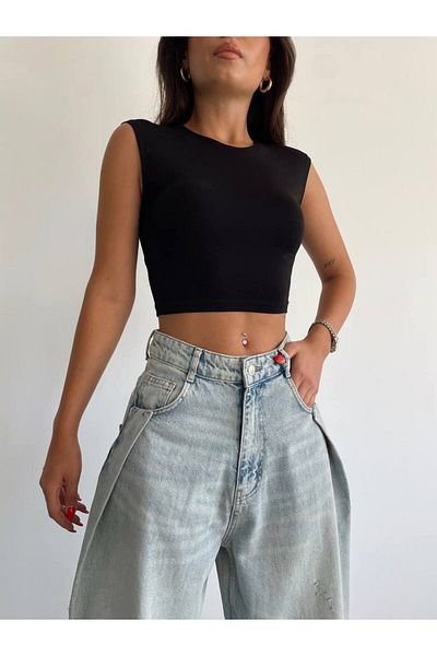 Borceelle Casual Denim Extra Wide Leg - Cool Stylish