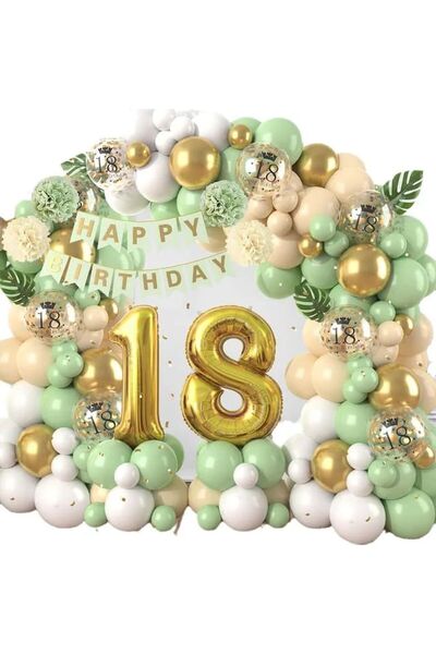 DÜVENCİ TİCARET 18 YAŞ BALON ZİNCİR SET