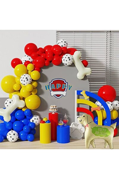 DÜVENCİ TİCARET KEMİK FOLYOLU KÖPEK FİĞÜRLÜ BALON SET