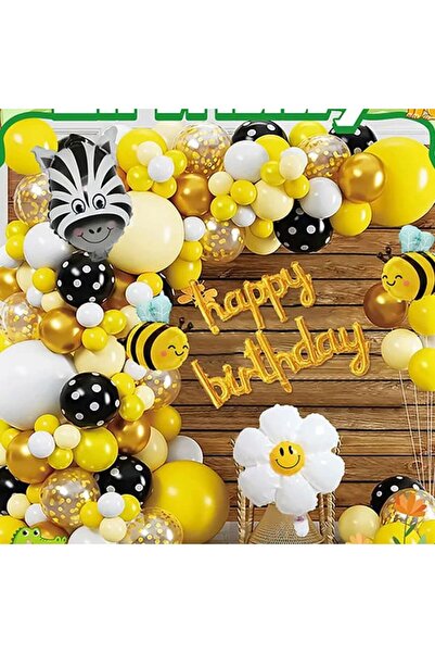 DÜVENCİ TİCARET ARI  TEMALI BALON ZİNCİRİ SET