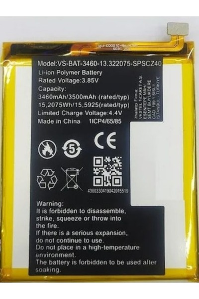 instatech Vestel Venüs Z40 Batarya 3500 Mah Uyumlu