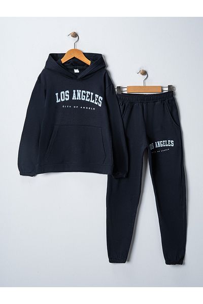 TNY 3 Thread Charted Hooded Bottom Top Pocket Double Set