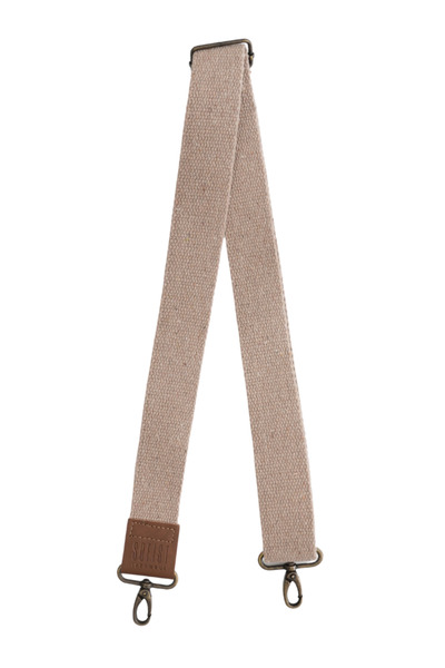 Sofist İstanbul Μπεζ Narrow υφαντό ρυθμιζόμενο λουράκι τσάντας Μπεζ στενό υφαντό ρυθμιζόμενο λουράκι τσάντας